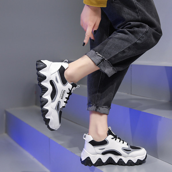 Model nou de adidași din piele ecologică de primăvară-toamnă