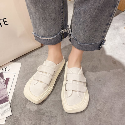 Ikdienas sieviešu audekla kedas ar uzlīmēm divās krāsās