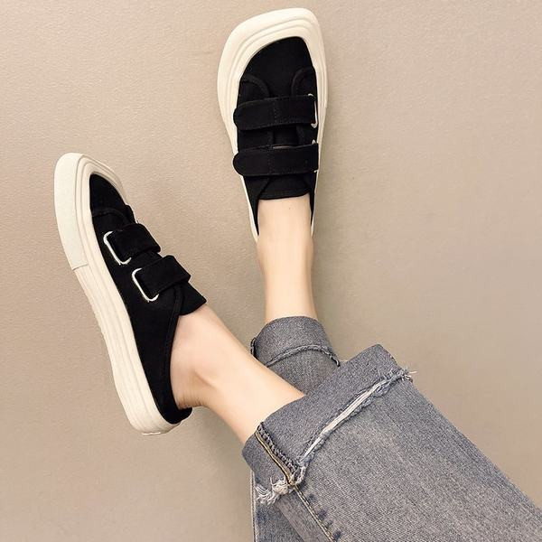 Ikdienas sieviešu audekla kedas ar uzlīmēm divās krāsās