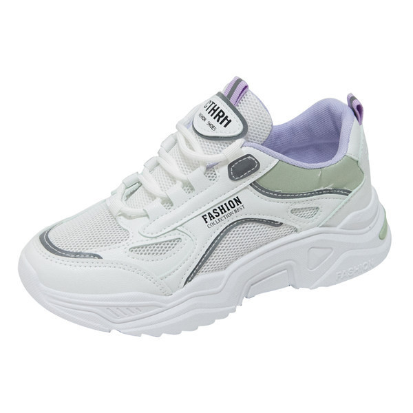 Jauns sieviešu ikdienas kedu modelis ar tīkliņiem - trīs krāsas