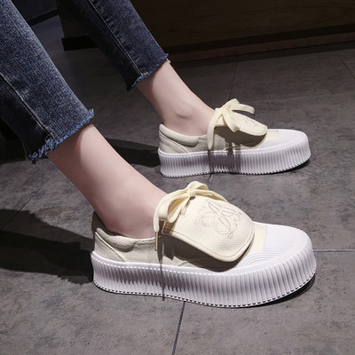 Tenisi casual dama cu talpa de 4 cm