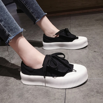 Tenisi casual dama cu talpa de 4 cm