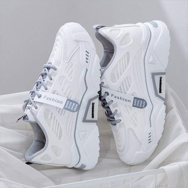 Νέο μοντέλο αθλητικά παπούτσια από δέρμα eco και πλέγμα