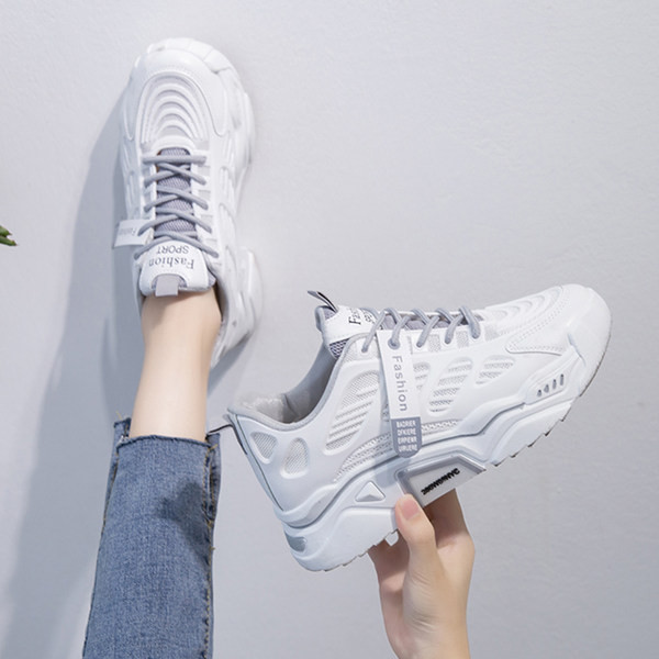 Νέο μοντέλο αθλητικά παπούτσια από δέρμα eco και πλέγμα