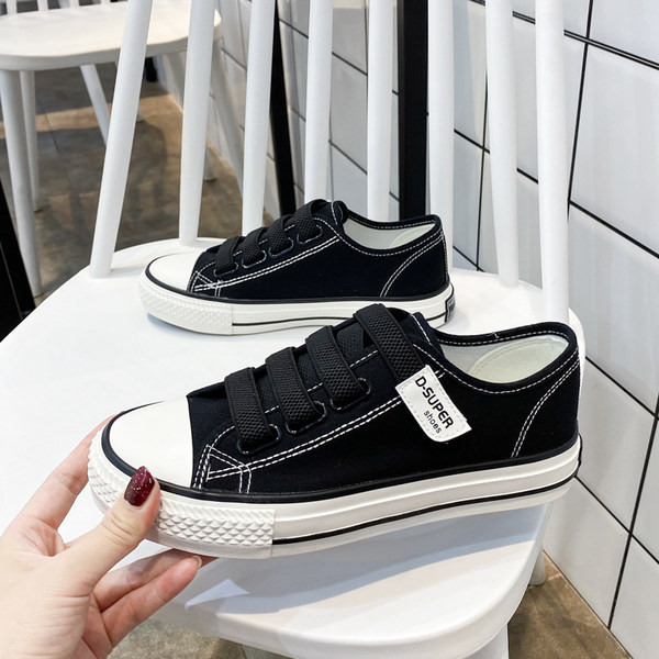 Casual γυναικεία αθλητικά παπούτσια με υφάσμα και  velcro