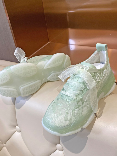 Sieviešu mežģīņu kedas ar 6 cm platformu