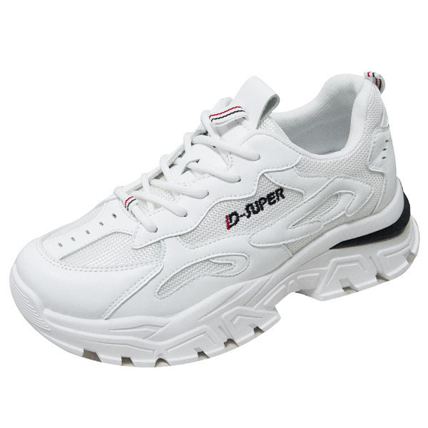 Modernas sieviešu kedas ar raupju zoli ar izšuvumu uzrakstu