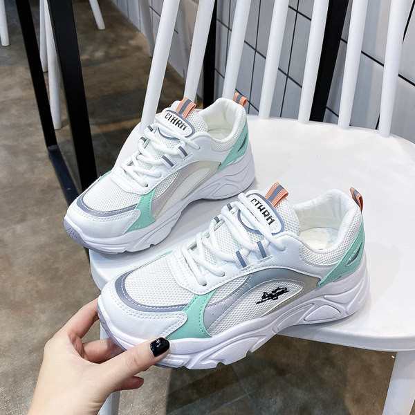 Tenisi casual dama cu sireturi si plase