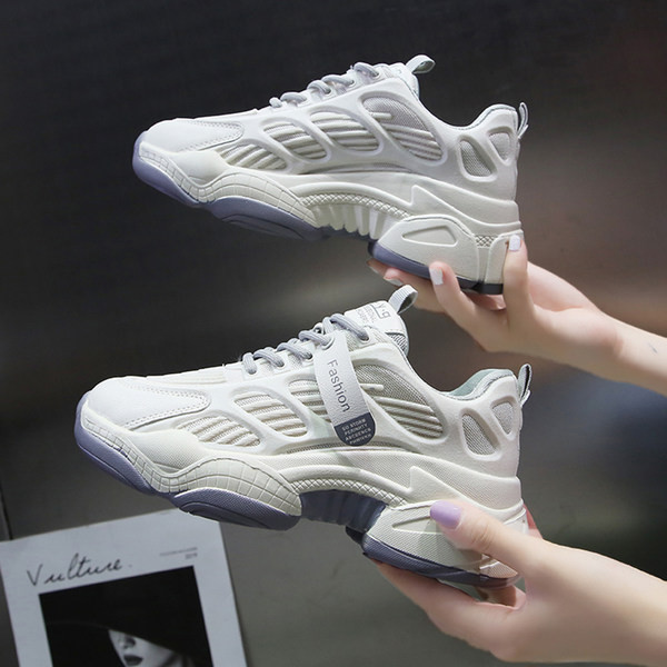 Modernas ikdienas mākslīgās ādas kedas ar raupju zoli