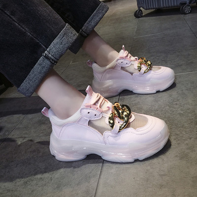 Sieviešu kedas ar metāla apdari un 6 cm platformu