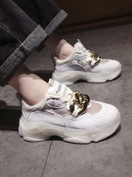 Sieviešu kedas ar metāla apdari un 6 cm platformu