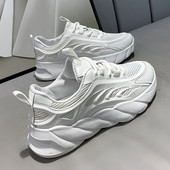 Adidași pentru sport și viața de zi cu zi cu talpă înaltă și aspră