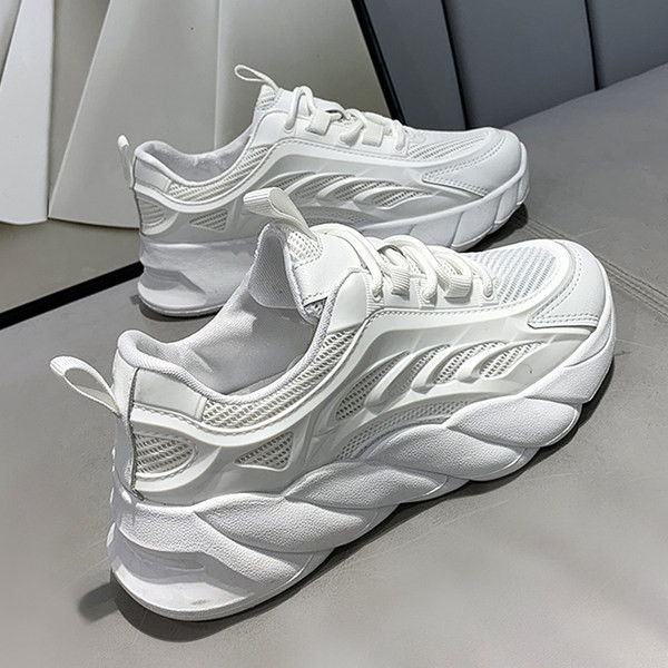 Adidași pentru sport și viața de zi cu zi cu talpă înaltă și aspră