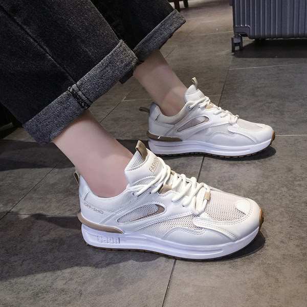 Tenisi casual dama de primavara cu sireturi