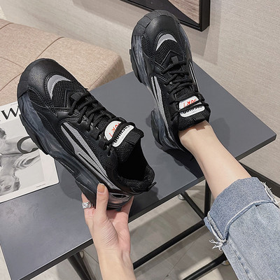 Tenisi casual dama in trei culori cu sireturi