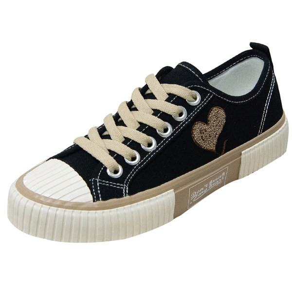 Jauns sieviešu audekla kedu modelis ar sirsniņu divās krāsās