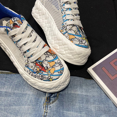 Ikdienas sieviešu krāsainas kedas ar 4,5 cm zoli