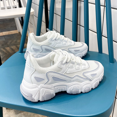 Ikdienas sieviešu kedas ar rupju zoli - tekstila un eko ādas