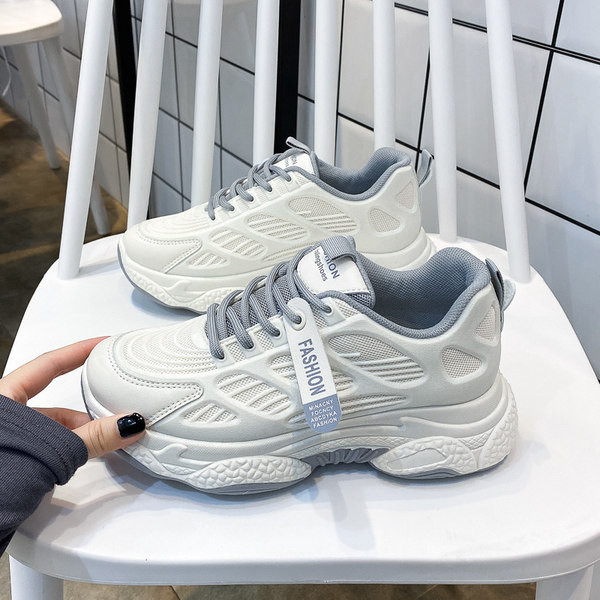 Ikdienas sieviešu kedas ar rupju zoli - tekstila un eko ādas