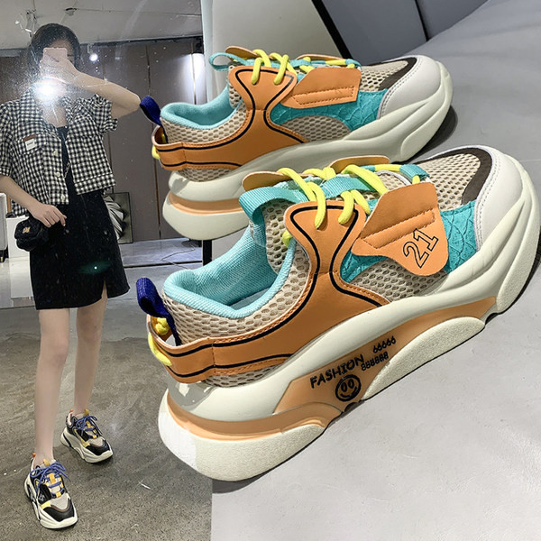 Tenisi casual dama cu plasa - in doua culori