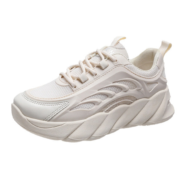 Tenisi dama respirabili cu sireturi - in doua culori