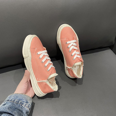 Sieviešu tekstila kedas ar plakanām zolēm