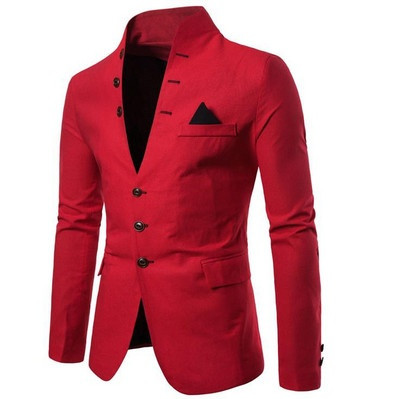 Stilīgs vīriešu jakas modelis ar pogām