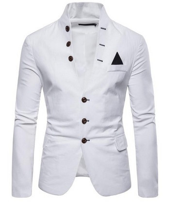 Stilīgs vīriešu jakas modelis ar pogām