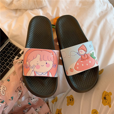 Sieviešu neslīdošas pludmales čības ar aplikāciju