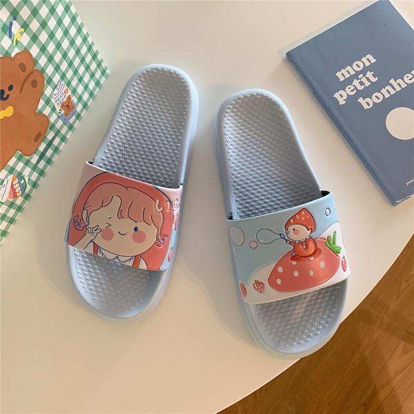 Sieviešu neslīdošas pludmales čības ar aplikāciju