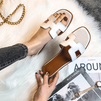 Γυναικείες έκο δερμάτινες παντόφλες σε τρία χρώματα