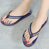 Ikdienas sieviešu čības ar pērlītēm un platformu-2,5 cm