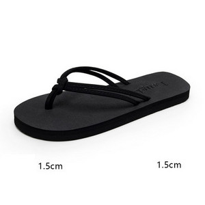 Papuci casual de damă între degete cu platformă - două înălțimi