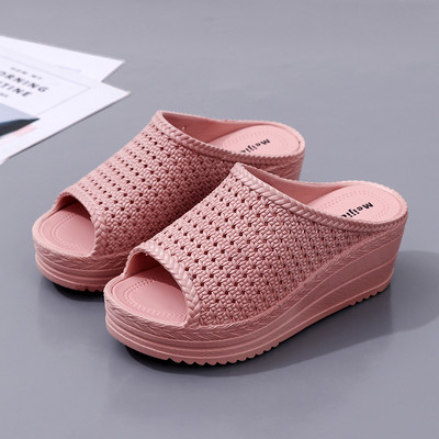 Ikdienas sieviešu čības ar platformu vairākās krāsās