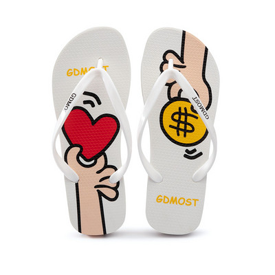 Flip-flops damă de plajă între degetele de la picioare - mai multe modele