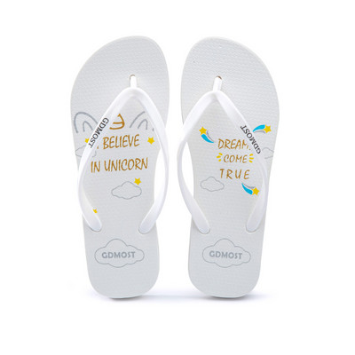 Flip-flops damă de plajă între degetele de la picioare - mai multe modele