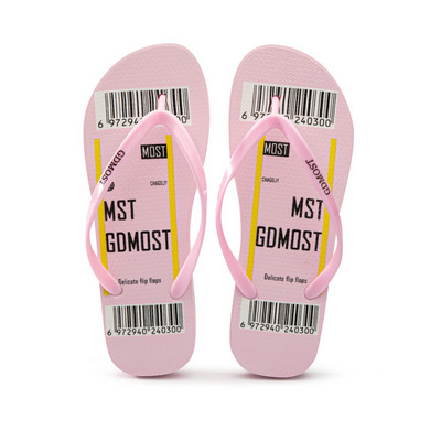 Flip-flops damă de plajă între degetele de la picioare - mai multe modele