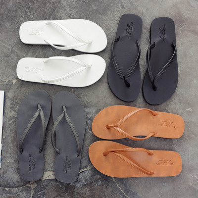 Sieviešu ādas flip flops četrās krāsās