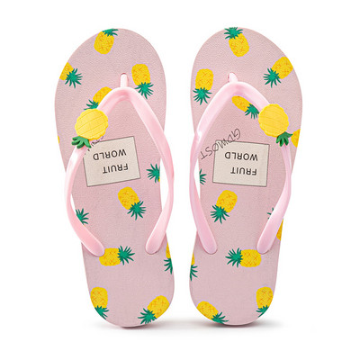 Papuci de plajă pentru femei între degete cu talpă plată