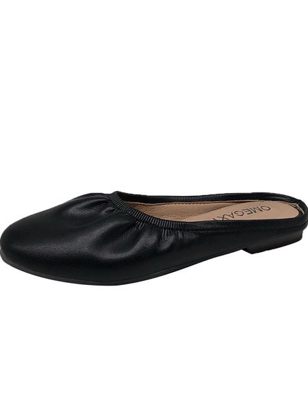 Sieviešu ādas čības trīs krāsās