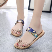 Papuci casual cu curea textila si elemente 3D