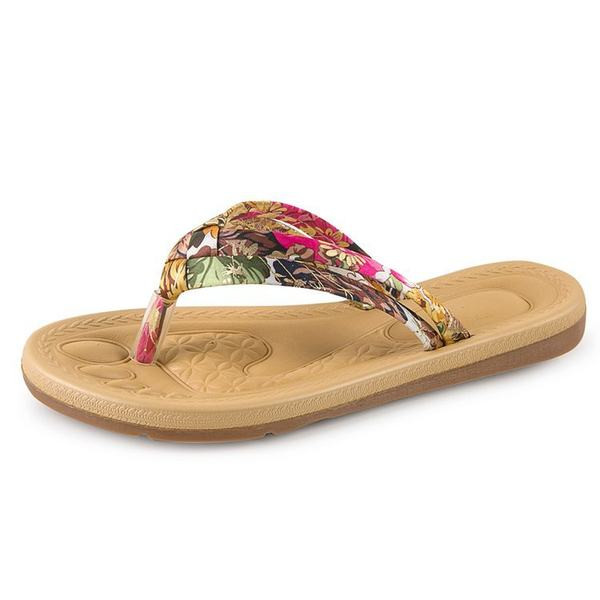 Papuci casual cu curea textila si elemente 3D