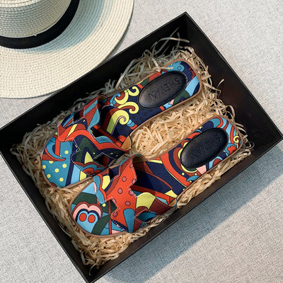 Sieviešu čības no eko ādas ar plakanu zoli vairākās krāsās