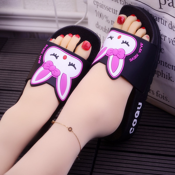 Sieviešu silikona čības ar 3D elementu - trīs modeļi