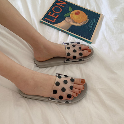 Sieviešu silikona čības ar punktveida zolēm