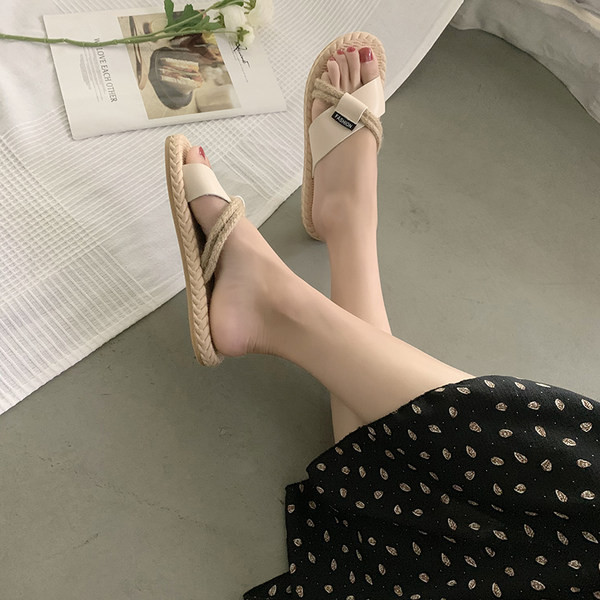 Papuci casual dama cu bretele - talpa plata