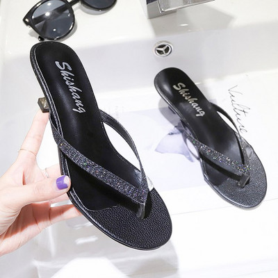 Sieviešu modernas čības ar papēdi 5 cm