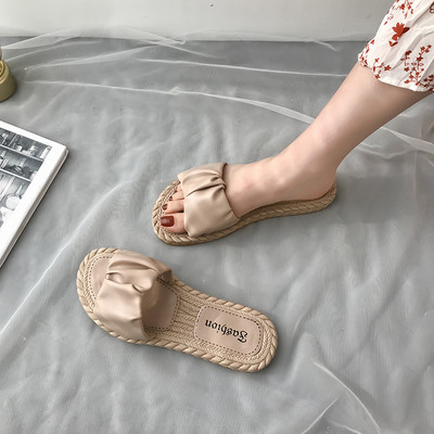 Sieviešu ikdienas čības ar plakanu zoli-eko ādu