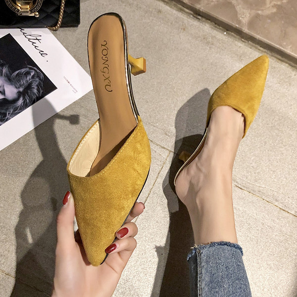 Modernas smailas čības ar papēdi 6 cm