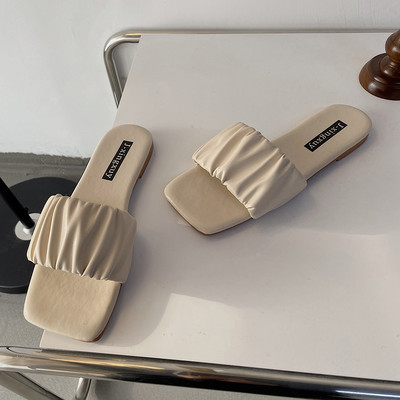 Sieviešu čības ar plakanu zoli no eko ādas četrās krāsās